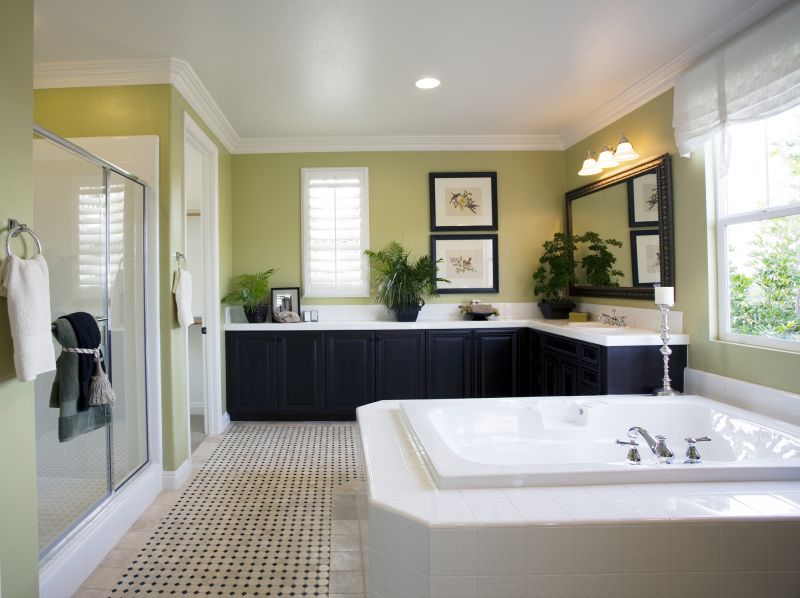Bathroom with Statement Tile